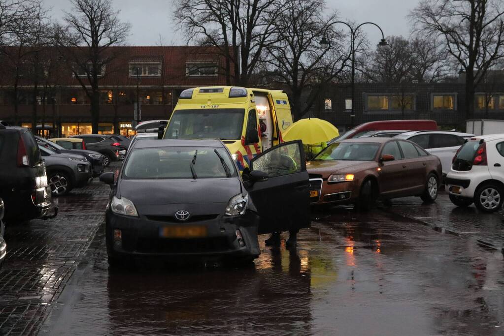 Schade bij ongeval op parkeerplaats