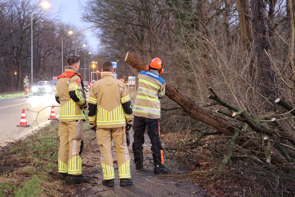 Ongeval bij stormschade melding