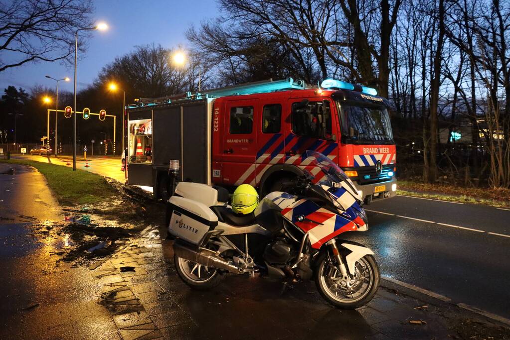 Ongeval bij stormschade melding