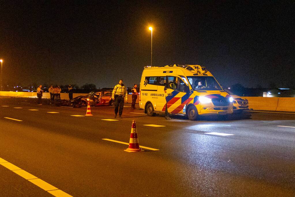 Auto flink in de kreukels