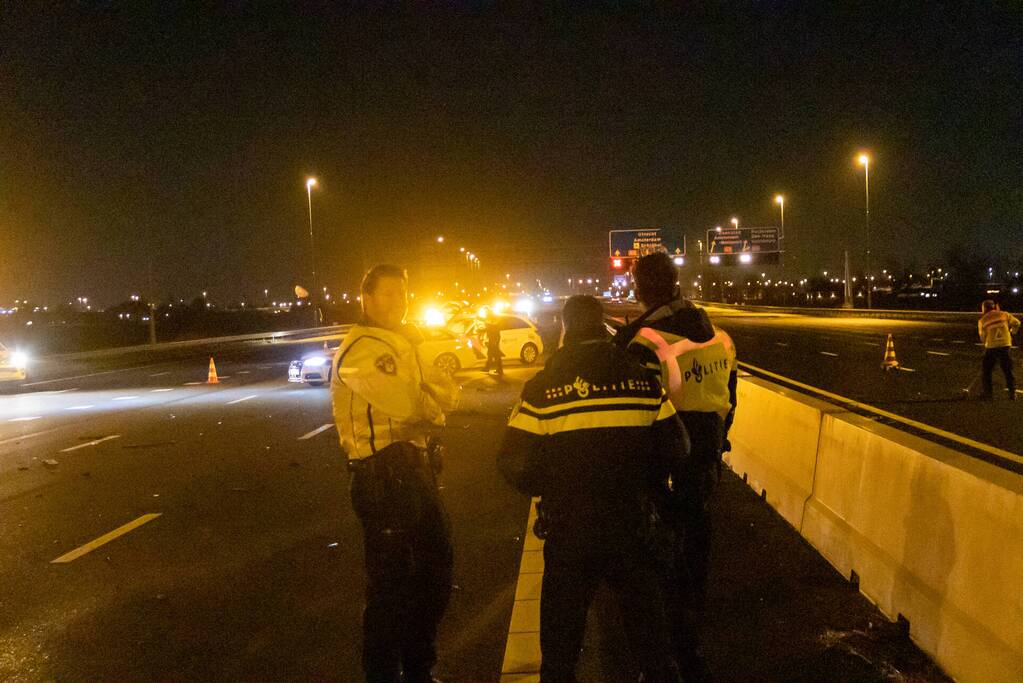 Auto flink in de kreukels