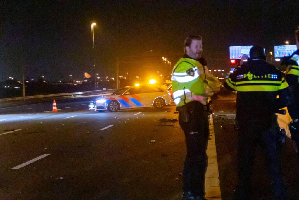 Auto flink in de kreukels