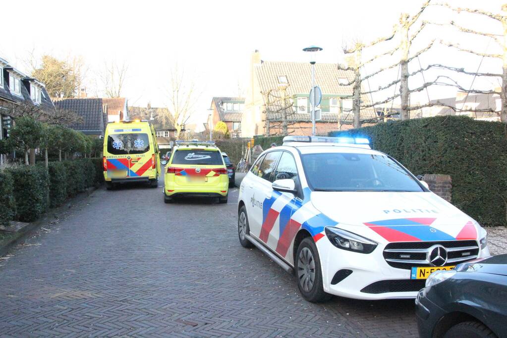 Persoon gewond na val van ladder