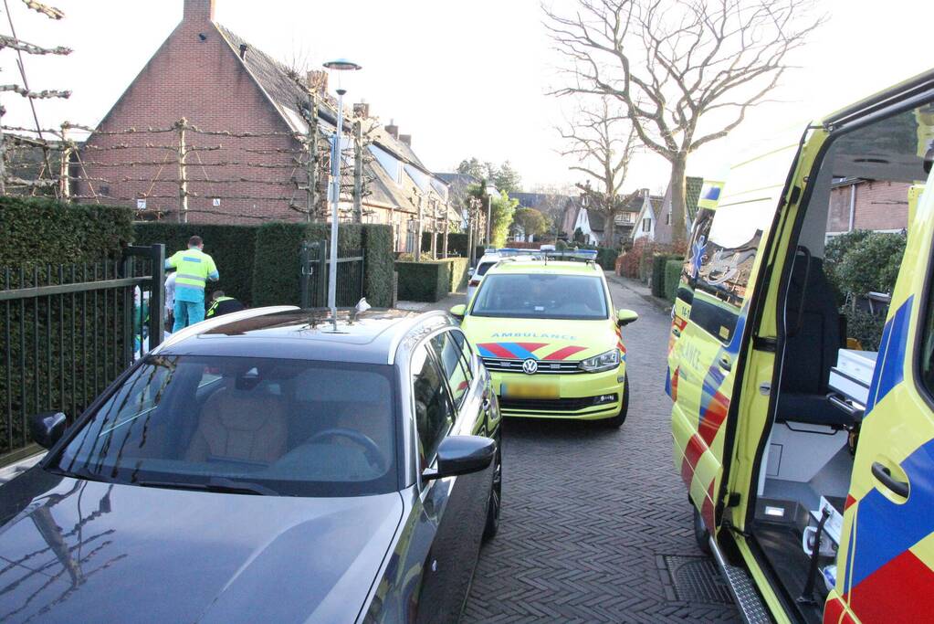 Persoon gewond na val van ladder