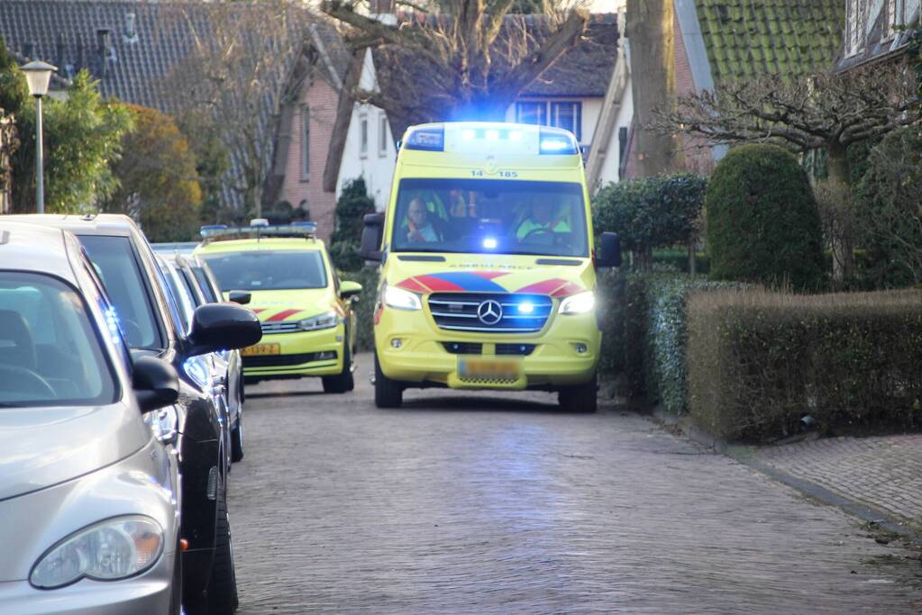 Persoon gewond na val van ladder