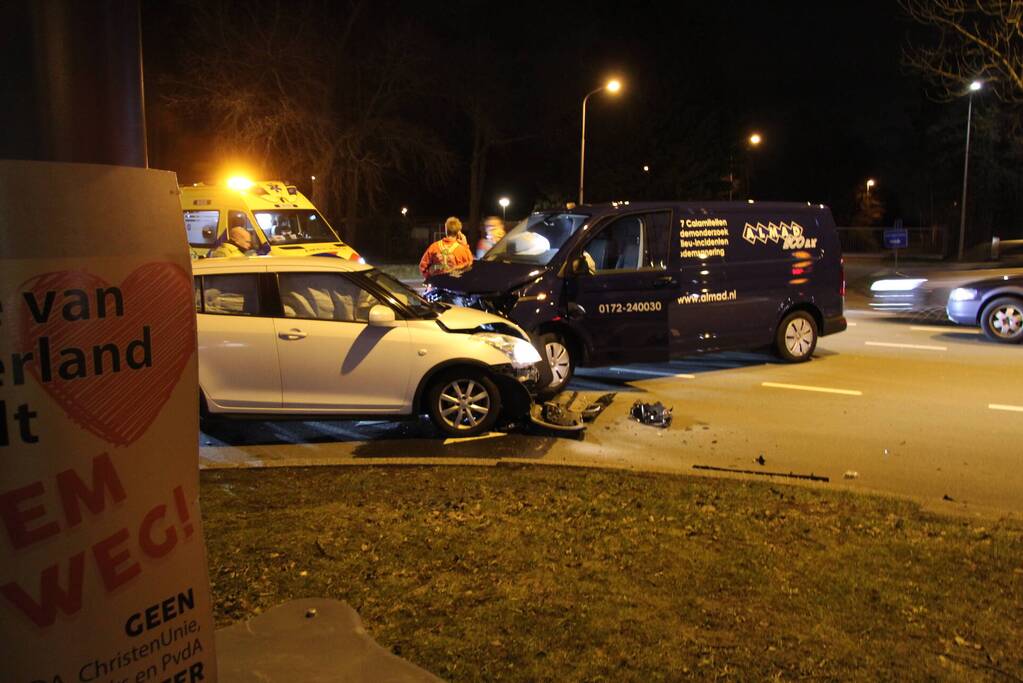 Gewonde na ongeval op kruising