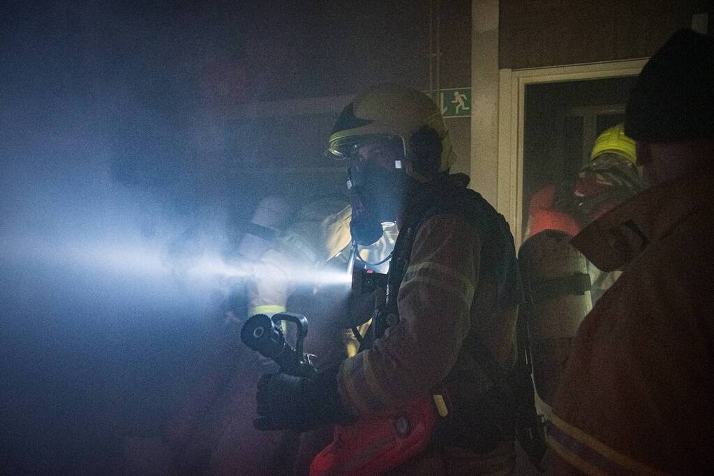 Vrijwillige brandweerkorpsen houden grote oefening