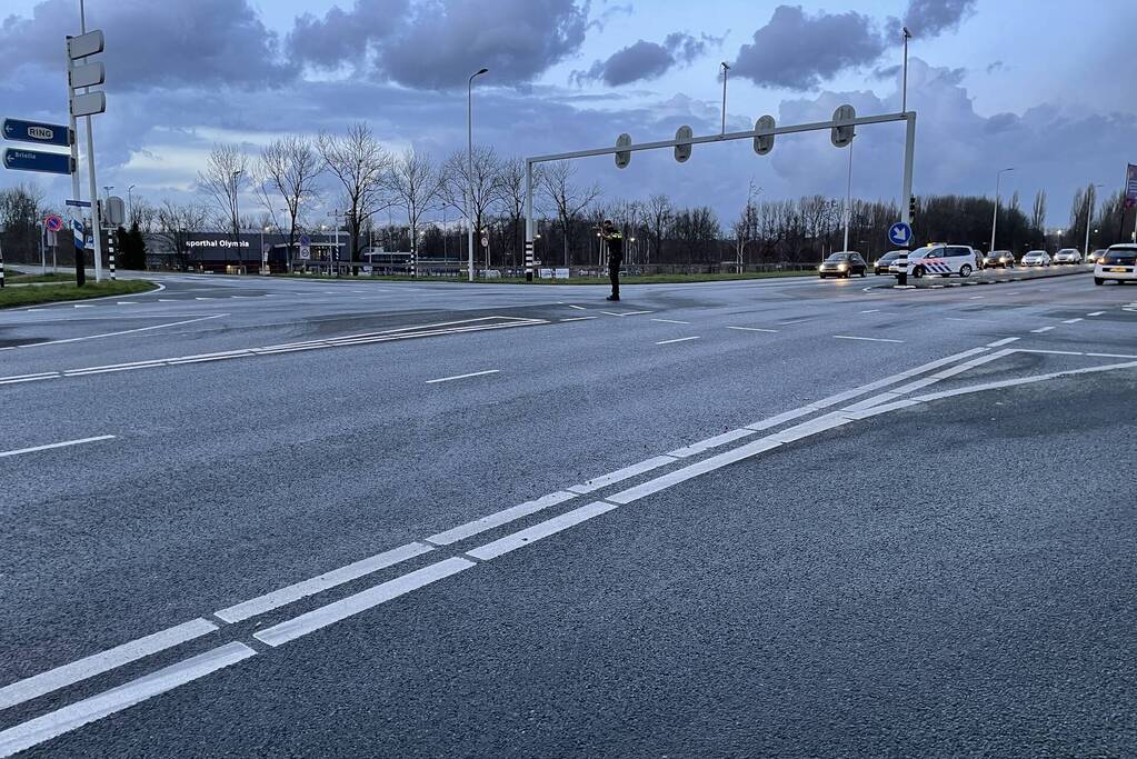 Traumahelikopter landt voor ongeval