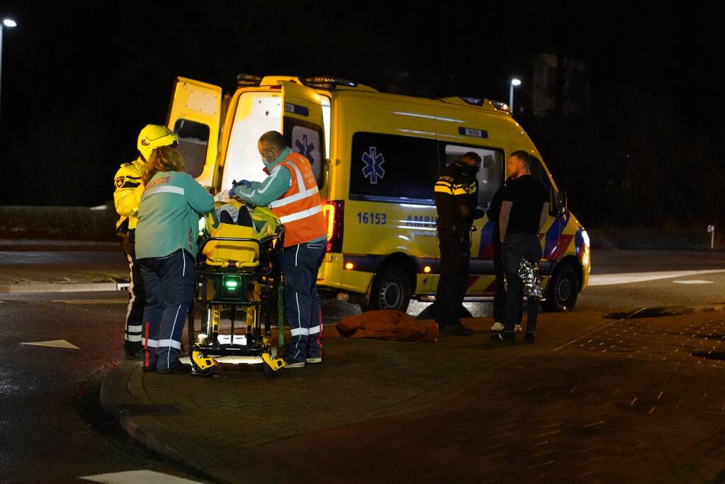 Fietser gaat onderuit en raakt gewond