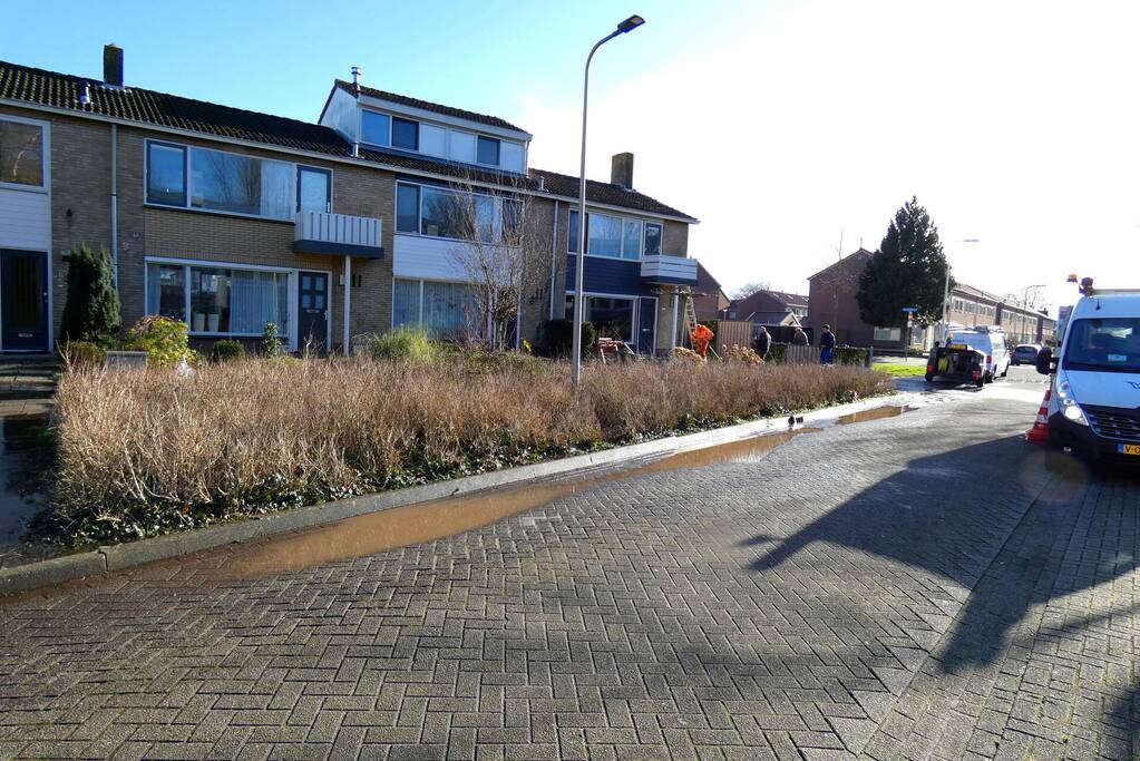 Waterlekkage door verstopt riool