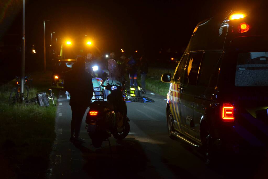 Traumahelikopter landt voor eenzijdig ongeval