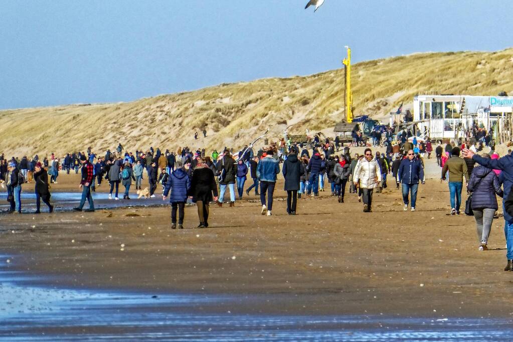 Grote drukte aan de kust