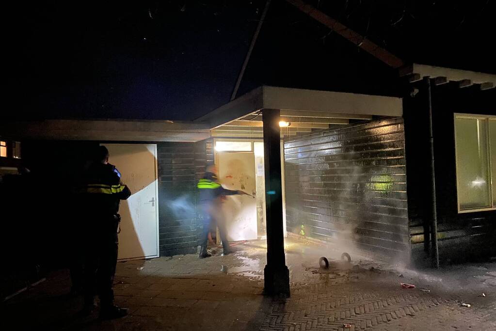 Kliko in brand onder afkapping jongerencentrum
