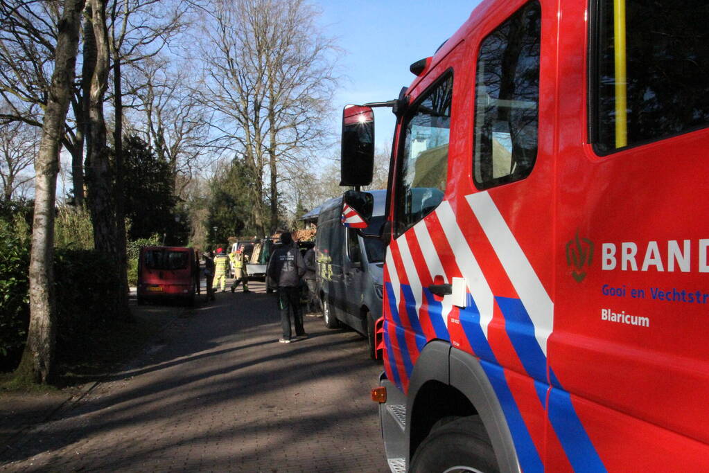Gaslekkage geraakt bij slaan van paaltje