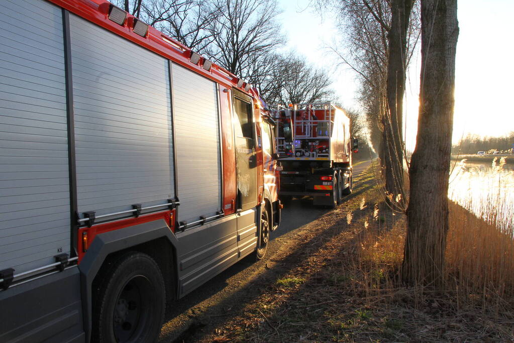 Brand in natuurgebied