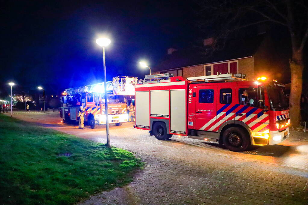 Schoorsteenbrand snel geblust