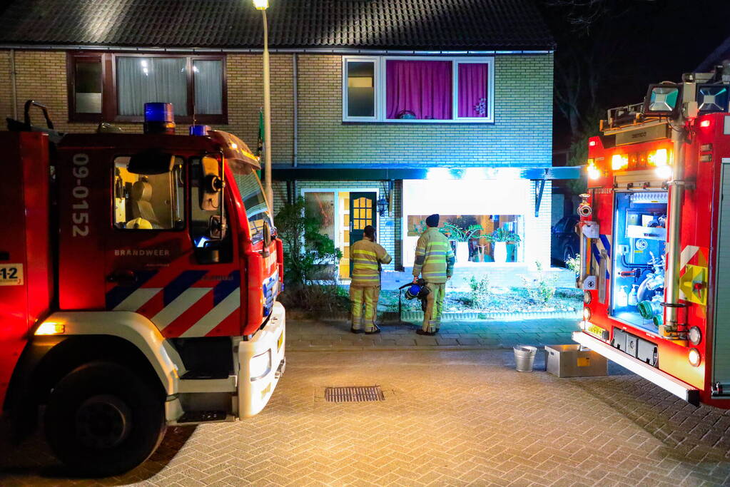 Schoorsteenbrand snel geblust