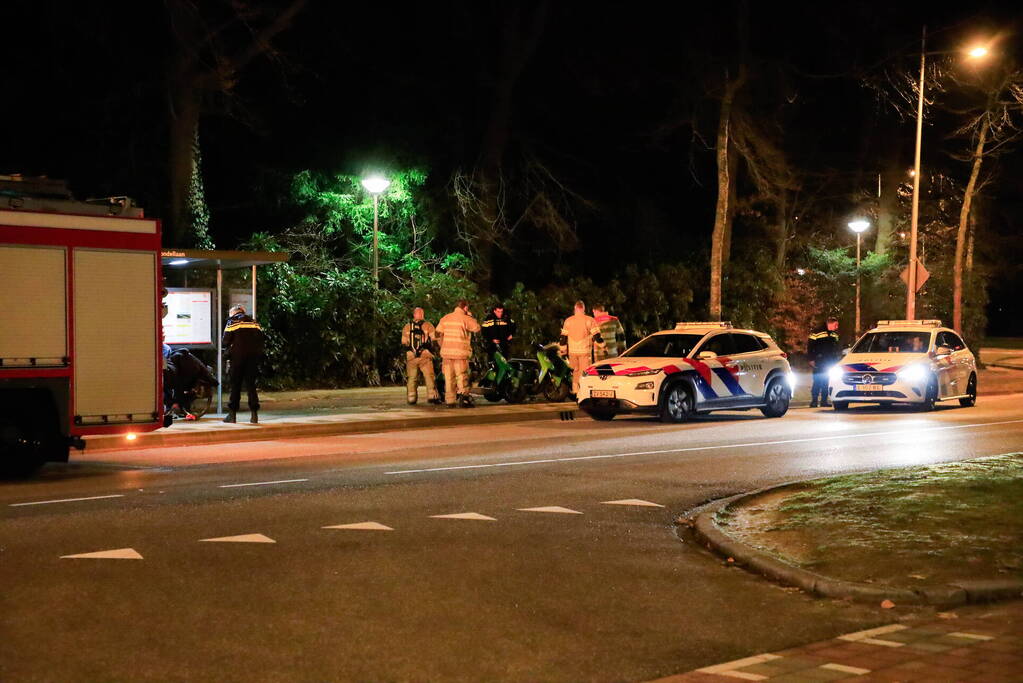 Politie blust beginnende scooterbrand van GO Sharing