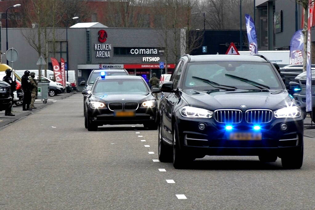 Militairen bewaken extra beveiligde rechtbank inzake Marengo-proces