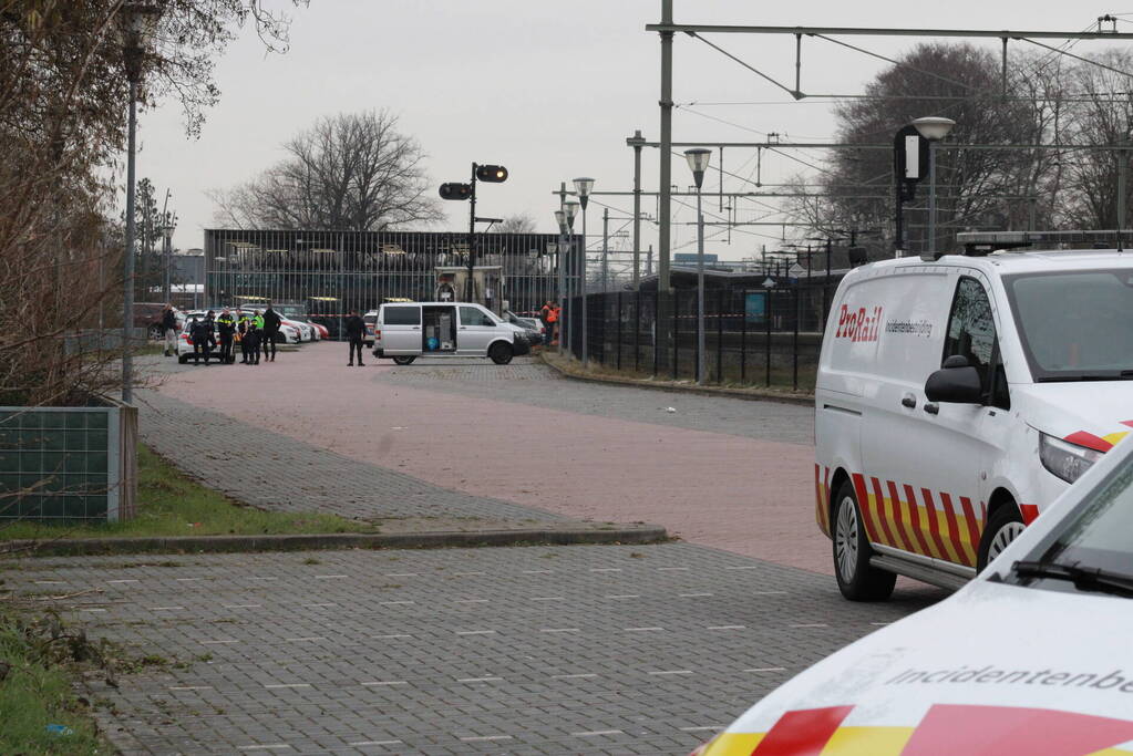 Geen treinverkeer door aanrijding met persoon