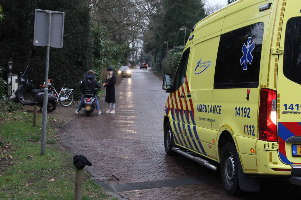 Scooterrijder gewond bij ongeval