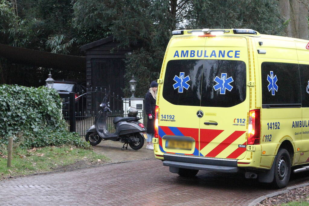 Scooterrijder gewond bij ongeval