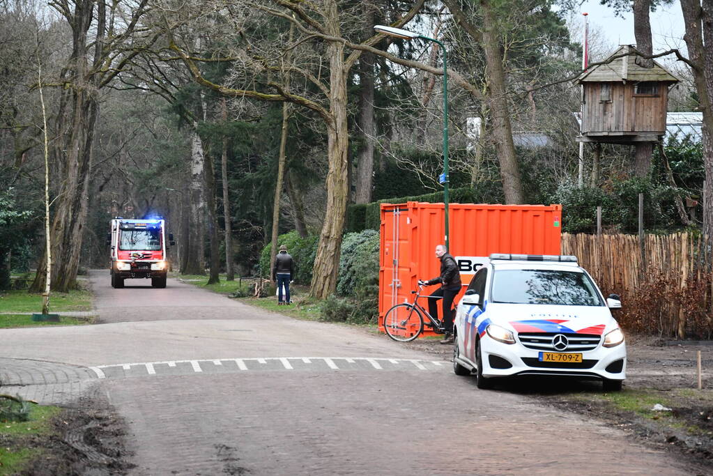 Brandweer ingezet voor brand op bouwplaats