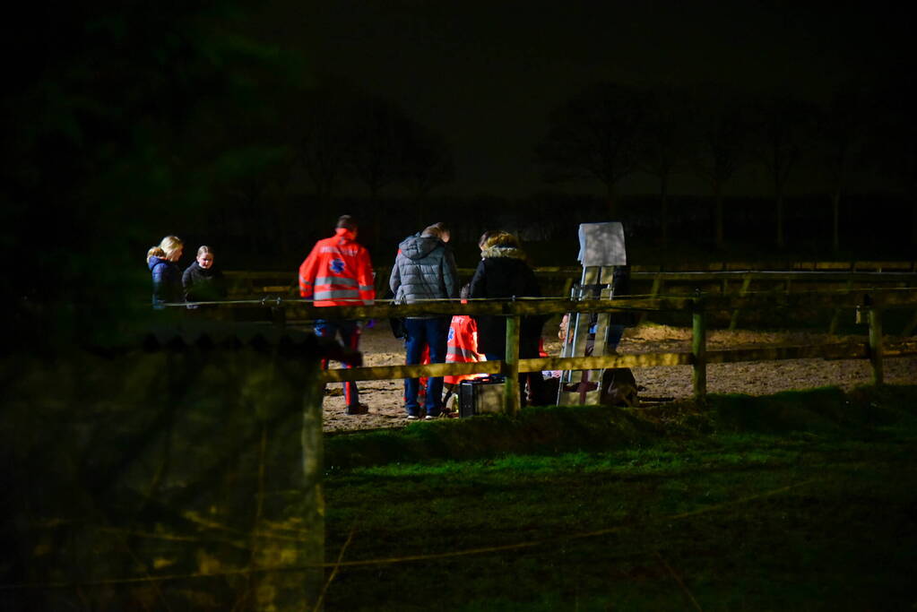 Ruiter gewond na val van paard