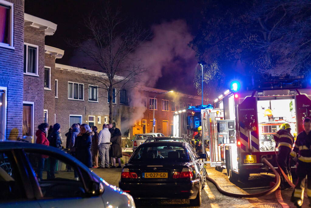 Woning volledig uitgebrand