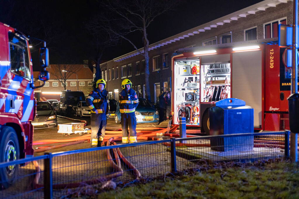 Woning volledig uitgebrand