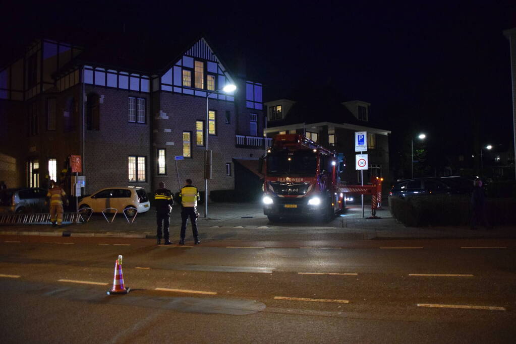 Brand op dak door werkzaamheden