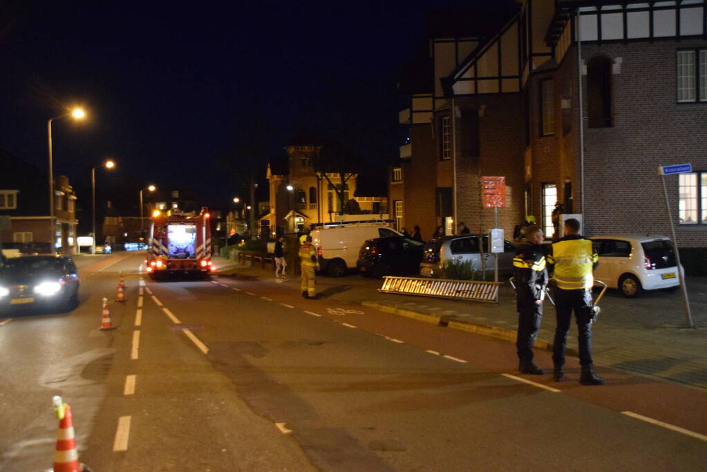 Brand op dak door werkzaamheden