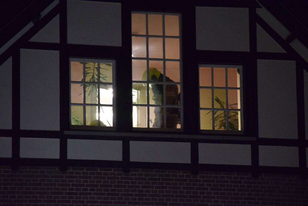 Brand op dak door werkzaamheden