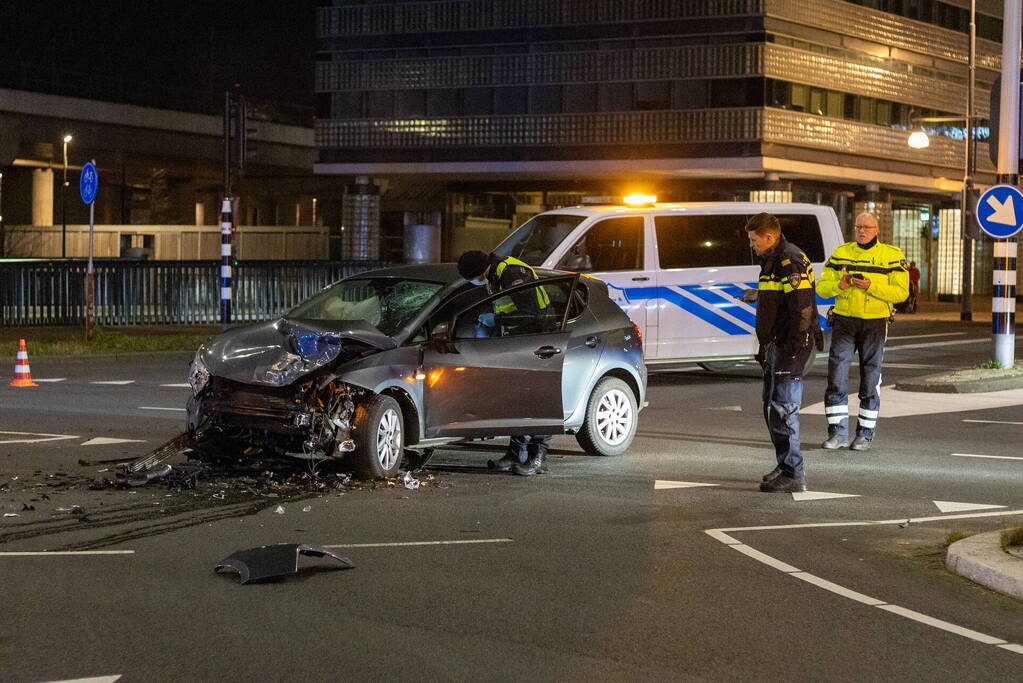Veel schade bij ongeval op kruising