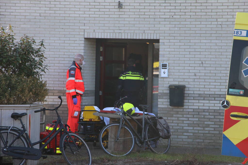 Traumahelikopter trekt veel bekijks