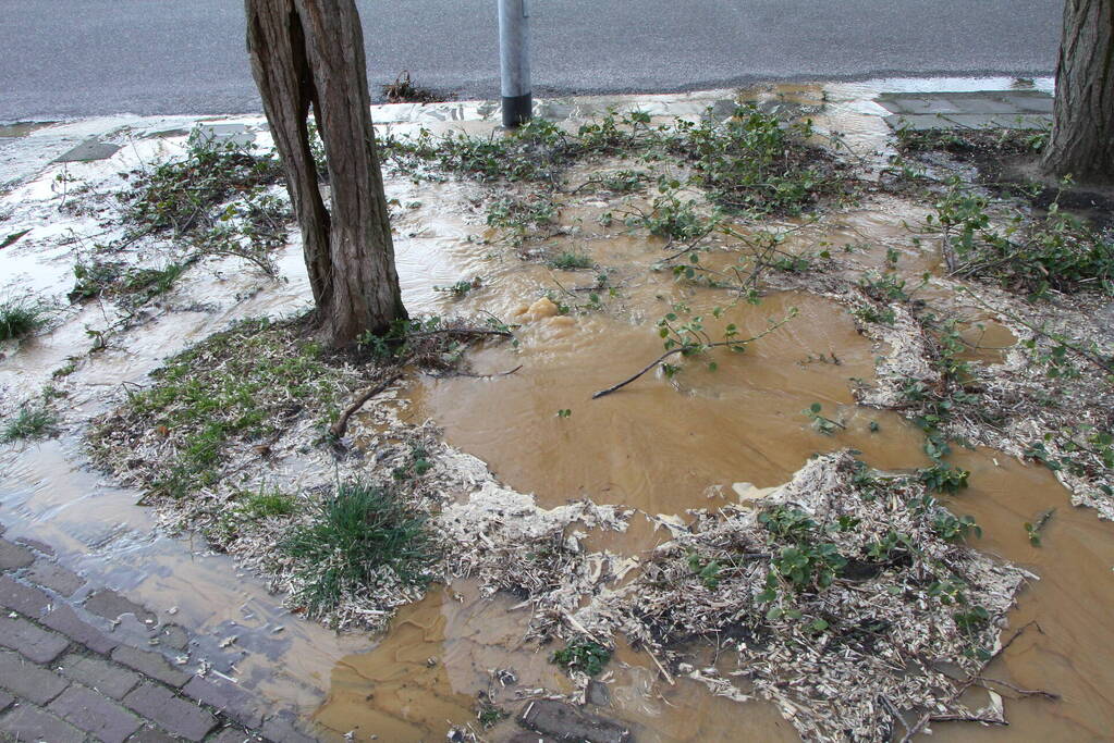 Flinke waterlekkage bij Moeselkapel