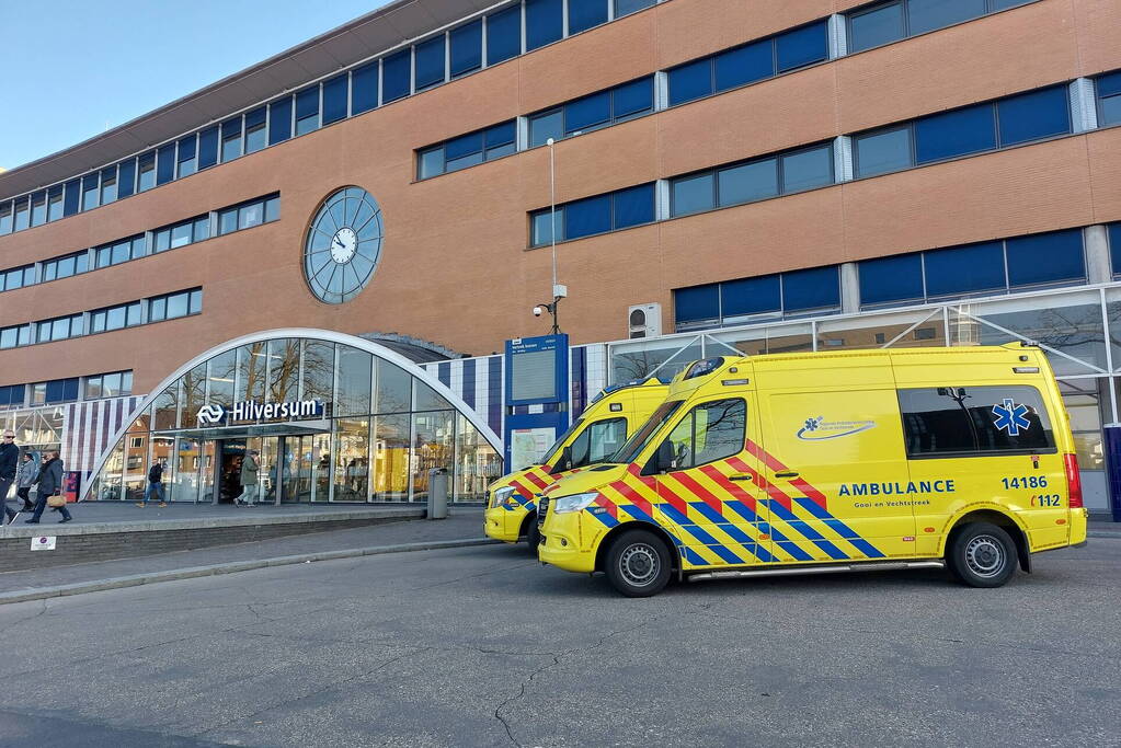 Persoon gewond na ongeval op station