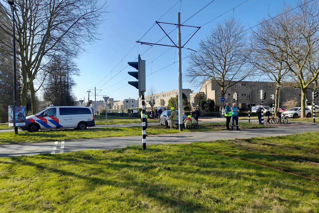 Ongeval tussen personenauto en tram