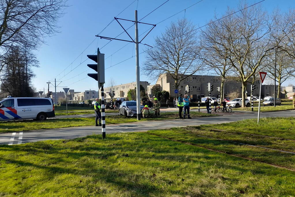 Ongeval tussen personenauto en tram
