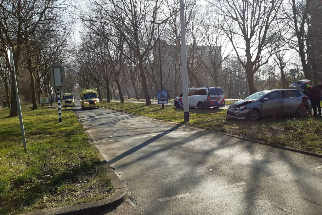 Ongeval tussen personenauto en tram