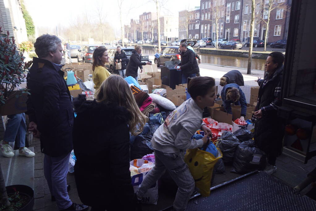 Inzamelingsactie voor vluchtelingen uit Oekraïne groot succes