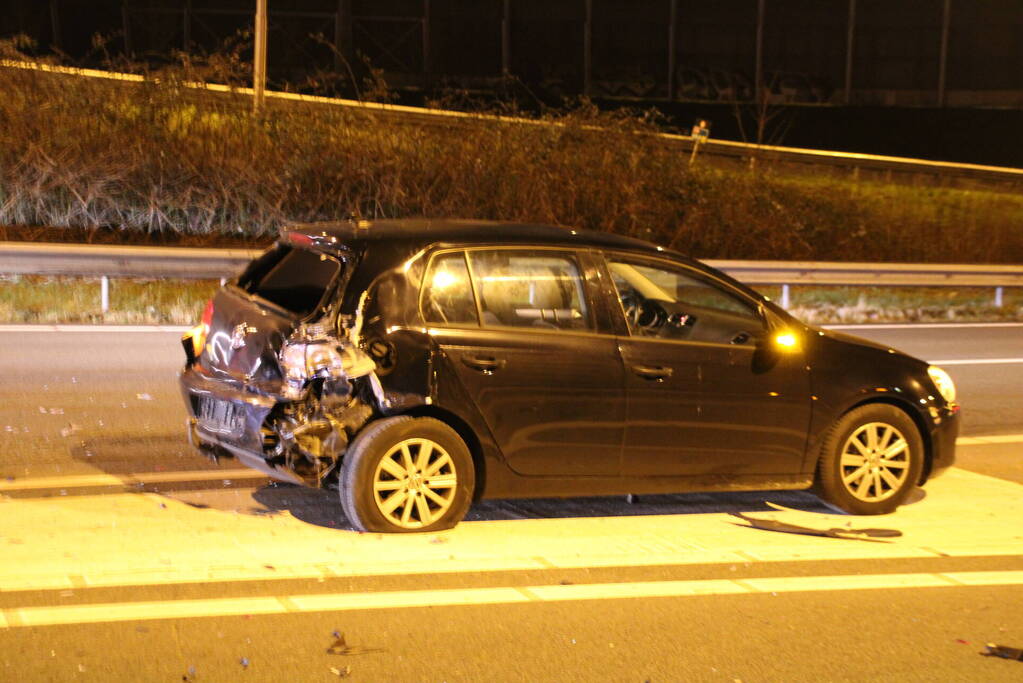 Drie voertuigen betrokken bij ongeval op snelweg