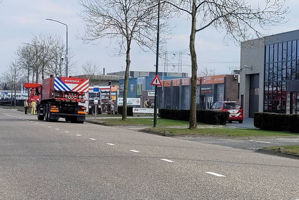 Grote brand bij bedrijf