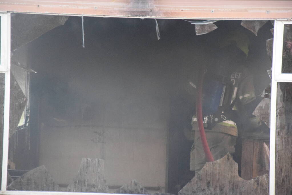 Stacaravan uitgebrand in duingebied