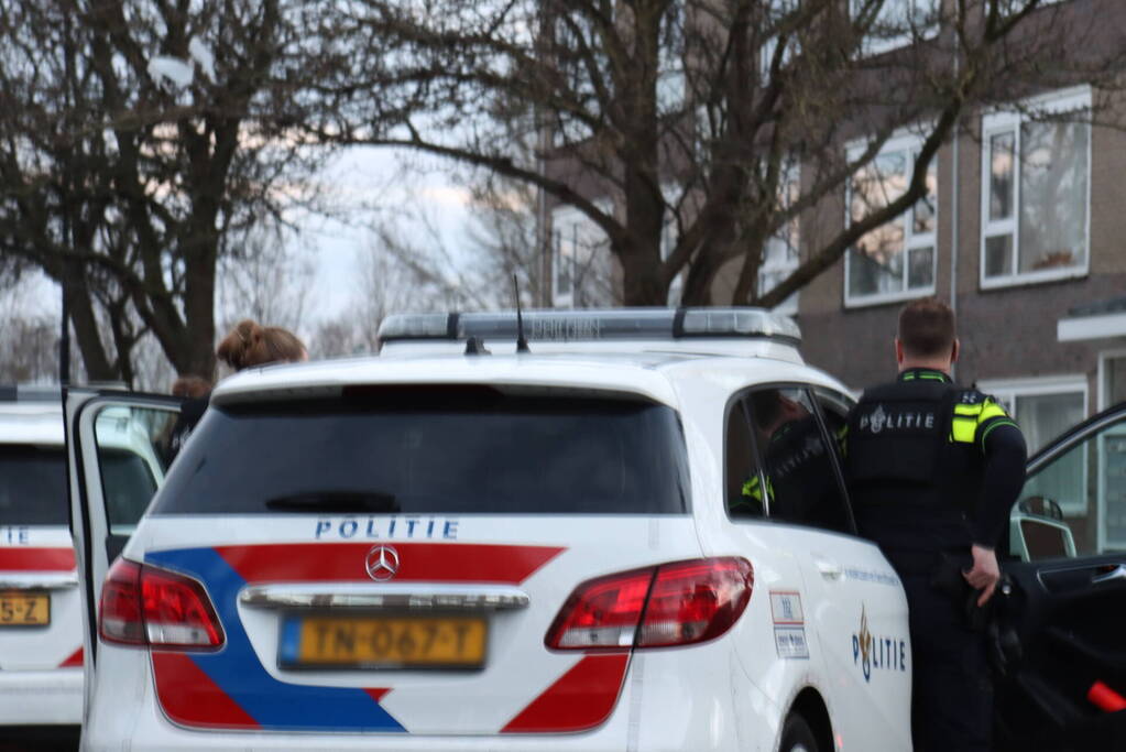 Mensen staande gehouden bij grote politieactie