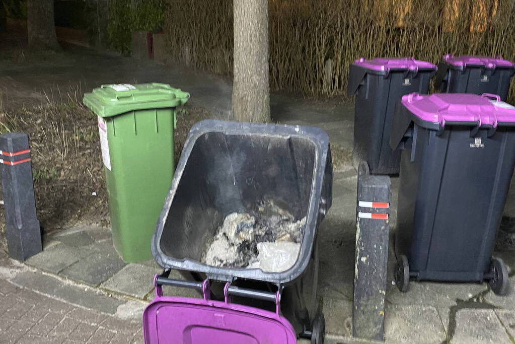 Smeulbrand in container