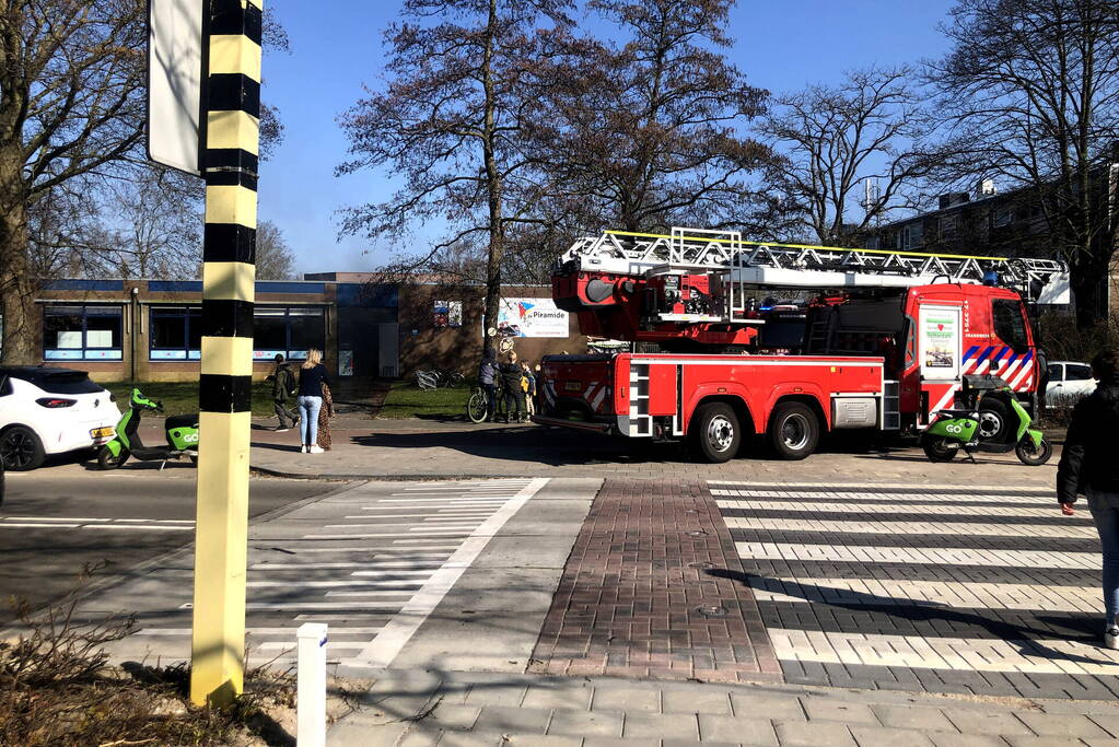 Basisschool De Piramide ontruim na brand op toilet