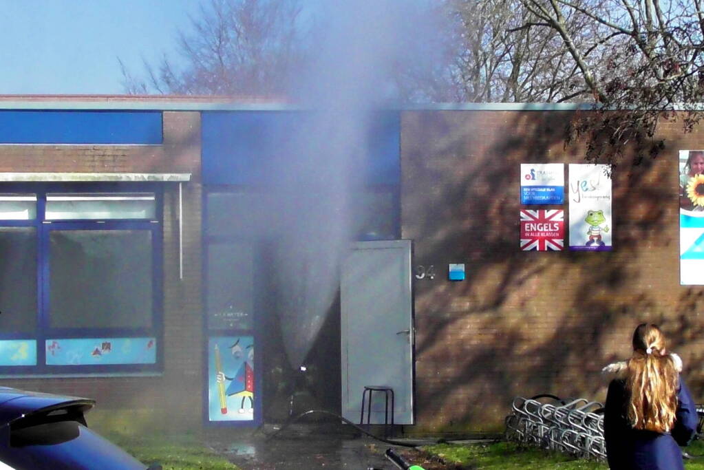 Basisschool De Piramide ontruim na brand op toilet