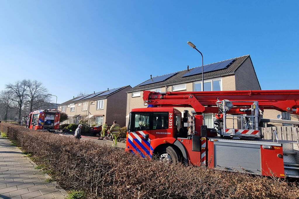 Brand ontstaan door zonnepanelen