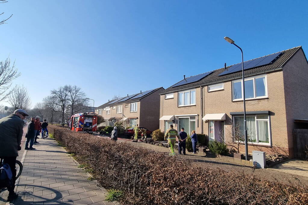 Brand ontstaan door zonnepanelen